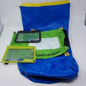 Seal Line and Sea to Summit Dry Bags Mixed Lot of 4 Sizes and Styles as Shown